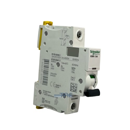 کلید مینیاتوری تک پل 6 آمپر اشنایدر