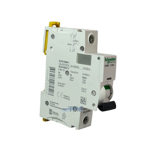 کلید مینیاتوری تک پل 50 آمپر اشنایدر