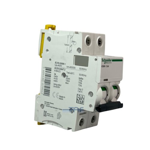 کلید مینیاتوری 2 پل 6 آمپر اشنایدر