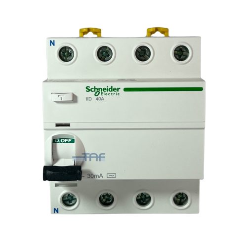 کلید محافظ جان 4 پل 40 آمپر اشنایدر