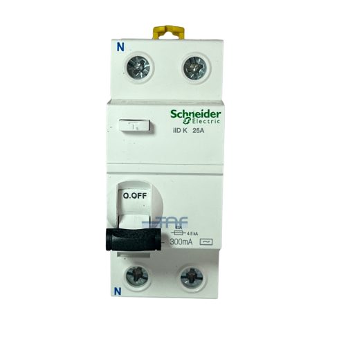 کلید محافظ جان 2 پل 25 آمپر اشنایدر