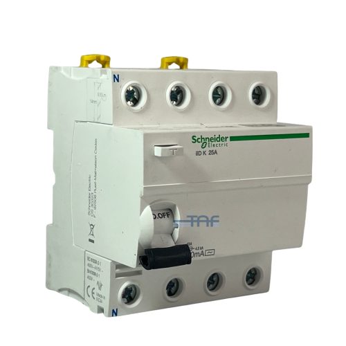 کلید محافظ جان 4 پل 25 آمپر اشنایدر