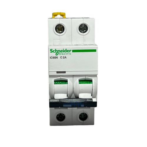 کلید مینیاتوری 2 پل 2 آمپر اشنایدر