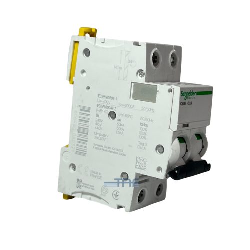 کلید مینیاتوری 2 پل 2 آمپر اشنایدر