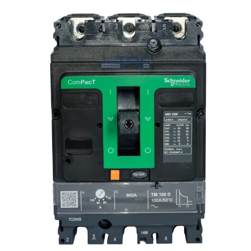 کلید اتوماتیک  3 پل 100 آمپر اشنایدر