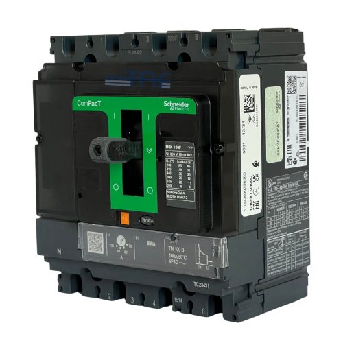 کلید اتوماتیک 4 پل 100 آمپر اشنایدر