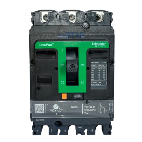 کلید اتوماتیک 3 پل 125 آمپر اشنایدر