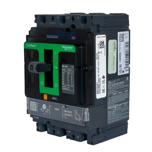 کلید اتوماتیک 3 پل 125 آمپر اشنایدر