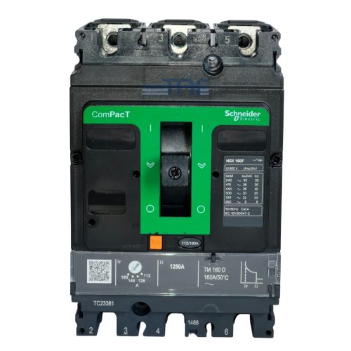 کلید اتوماتیک 3 پل 160 آمپر اشنایدر