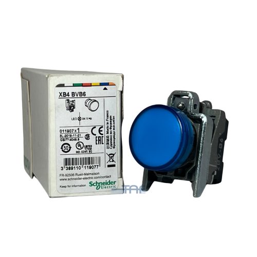 چراغ سیگنال فلزی آبی اشنایدر