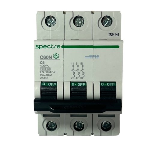 کلید مینیاتوری 3 پل 6 آمپر اسپکتر