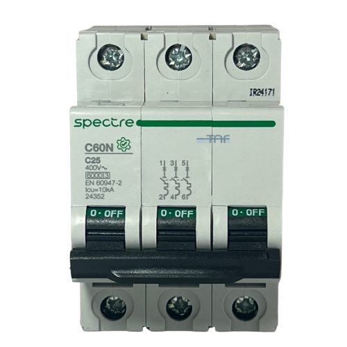 کلید مینیاتوری 3 پل 25 آمپر اسپکتر