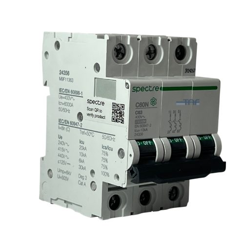 کلید مینیاتوری 3 پل 63 آمپر اسپکتر