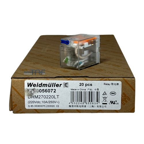 رله دو کنتاکت 220VDC وایدمولر