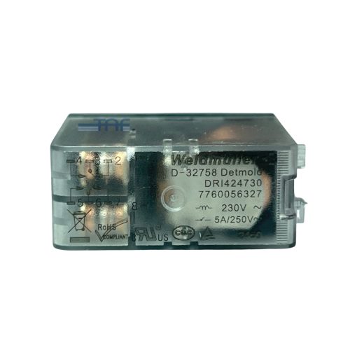 رله دو کنتاکت 230VAC وایدمولر (16MM)