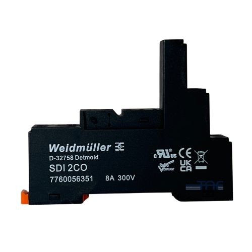 پایه رله دو کنتاکت 16 میلی متری وایدمولر